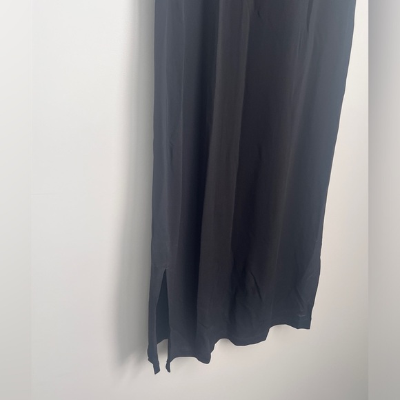 Armani Exchange Maxi body-con dress in black. - Picture 3 of 8